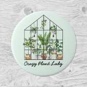 Waterverf Huis Plant Quote Ronde Button 7,6 Cm