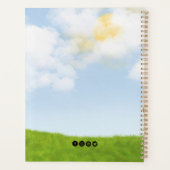 Waterverf Huisdier Zitten, Hond Wandelen, Grooming Planner (Achterkant)