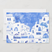 Waterverf Huizen Adreswijziging Aankondiging (Achterkant)