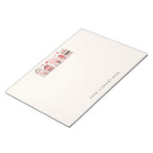 Waterverf huizen onroerend goed notitieblok (Schuin)