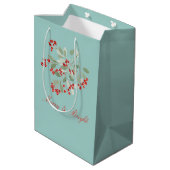 Waterverf Hulst Medium Cadeauzakje (Achterkant Gekanteld)
