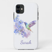 Waterverf Hummingbird Bird Art aanpassen Case-Mate iPhone Case (Achterkant)