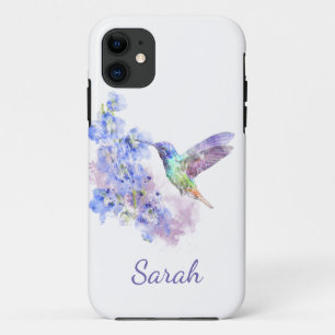 Waterverf Hummingbird Bird Art aanpassen Case-Mate iPhone Case