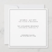 Waterverf Hummingbird ELKE Verrassingsverjaardagsf Kaart (Achterkant)