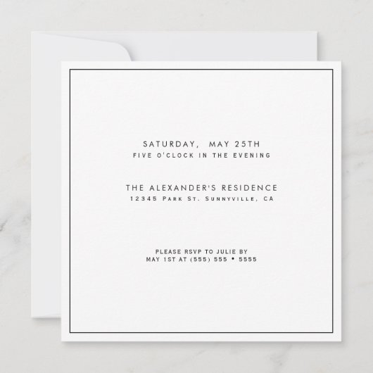 Waterverf Hummingbird ELKE Verrassingsverjaardagsf Kaart (Achterkant)