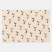 Waterverf Hummingbird Inpakpapier Vel (Voorkant 3)