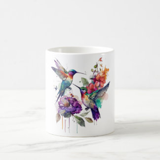 Waterverf Hummingbird Koffiemok