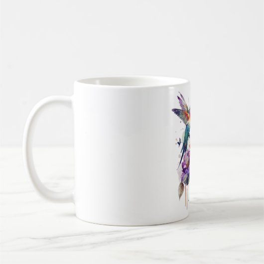 Waterverf Hummingbird Koffiemok (Links)