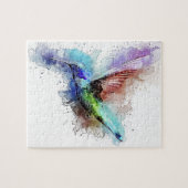 Waterverf Hummingbird Legpuzzel (Horizontaal)