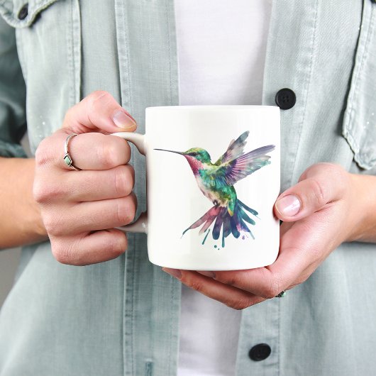 Waterverf Hummingbird Sublimation of Bird Lover Koffiemok