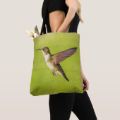 Waterverf Hummingbird Tote Bag (Dichtbij)