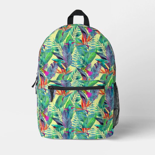 Waterverf Hummingvogels Bedrukte Rugzak (Voorkant)