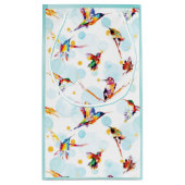 Waterverf Hummingvogels Klein Cadeauzakje (Achterkant)