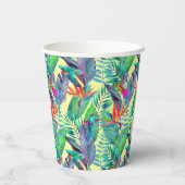 Waterverf Hummingvogels Papieren Bekers (Achterkant)