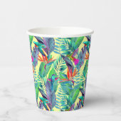 Waterverf Hummingvogels Papieren Bekers (Links)