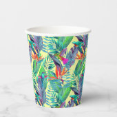 Waterverf Hummingvogels Papieren Bekers (Voorkant)