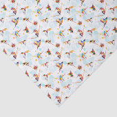 Waterverf Hummingvogels Tissuepapier (Detail)