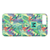 Waterverf Hummingvogels | Voeg je Initiaal toe Case-Mate iPhone Case (Achterkant (Horizontaal))