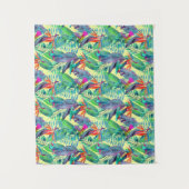 Waterverf Hummingvogels Wandkleed (Voorkant)