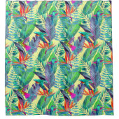 Waterverf Humminvogels in de Oerwoud Douchegordijn (Voorkant)