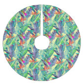 Waterverf Humminvogels in de Oerwoud Kerstboom Rok (Voorkant)