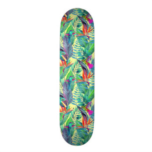 Waterverf Humminvogels in de Oerwoud Persoonlijk Skateboard