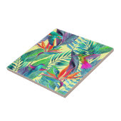 Waterverf Humminvogels in de Oerwoud Tegeltje (Zijkant)