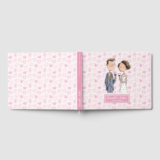 Waterverf Humor Trouwpaar Gastboek Gastenboek (Volledig)