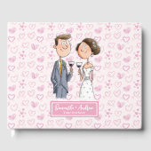 Waterverf Humor Trouwpaar Gastboek Gastenboek (Voorkant)