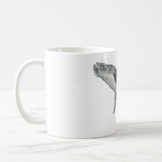 Waterverf Humpback Whale Cup Koffiemok (Links)