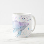 Waterverf Humpback Whale Mok (Voorkant rechts)