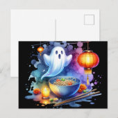 Waterverf Hungry Ghost Festival Briefkaart (Voorkant / Achterkant)