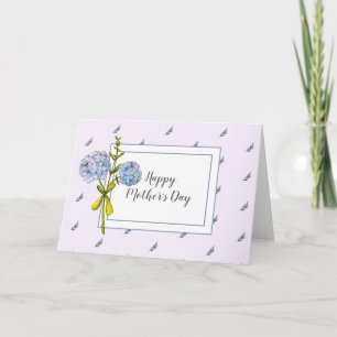 Waterverf Hydrangea Card Kaart