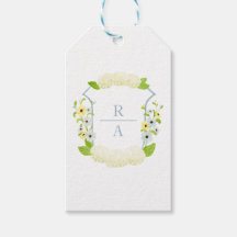 Waterverf Hydrangea Crest Bottle Sticker