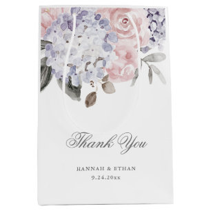  Waterverf Hydrangea en Rozen   Weddenschap Medium Cadeauzakje