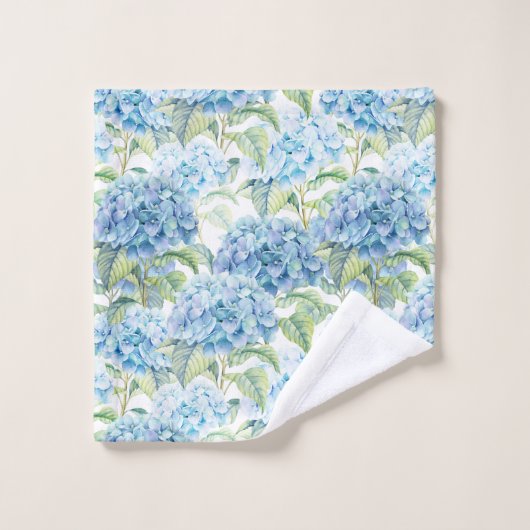 Waterverf Hydrangea Flowers Bad Handdoek (Wasdoekje)