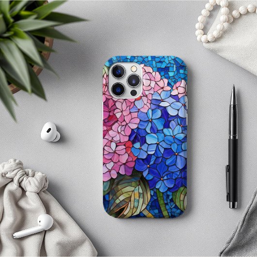 Waterverf Hydrangea Flowers Case-Mate iPhone Case