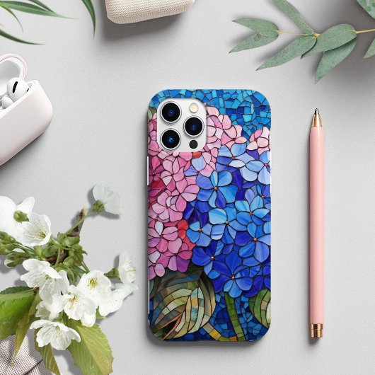 Waterverf Hydrangea Flowers Case-Mate iPhone Case