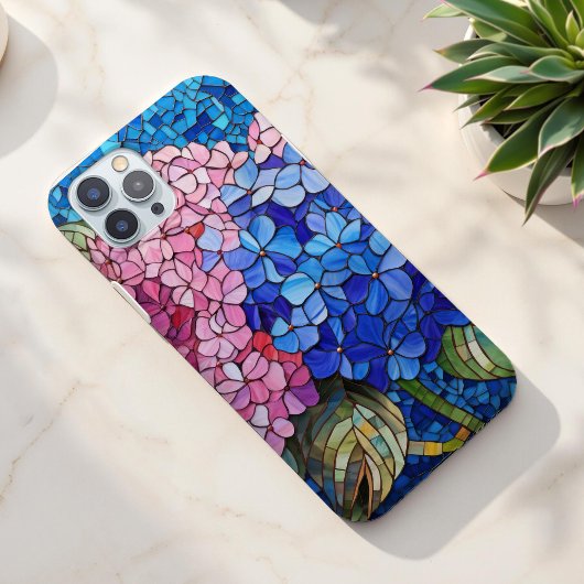 Waterverf Hydrangea Flowers Case-Mate iPhone Case
