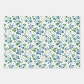 Waterverf Hydrangea Flowers Verpakkingsbladen Papi Inpakpapier Vel (Voorkant 3)