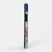 Waterverf Hydrangea gepersonaliseerd blauw Case-Mate iPhone Case (Achterkant/rechts)