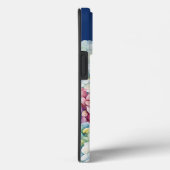 Waterverf Hydrangea gepersonaliseerd blauw Case-Mate iPhone Case (Achterkant / Rechts)