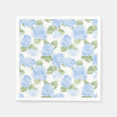 Waterverf Hydrangea Servet (Voorkant)