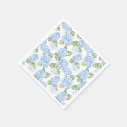 Waterverf Hydrangea Servet (Hoek)