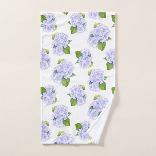 Waterverf Hydrangea-ventilator Bad Handdoek (Handdoek)