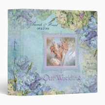 Waterverf Hydrangea Wedding Album - Aanpassen