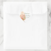 Waterverf Hydrangea Wedding Sticker (Tas)