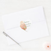 Waterverf Hydrangea Wedding Sticker (Envelop)