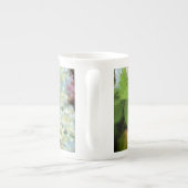 Waterverf Hydrangeas Bone China Tea Cup Porselein Kop (Achterkant)