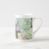 Waterverf Hydrangeas Bone China Tea Cup Porselein Kop (Rechts)